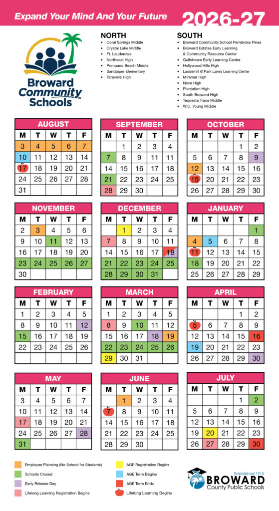 5581500-BCS-Broward Community Schools 26-27 Calendar_6 x 11 Calendar 2025-2026 school year